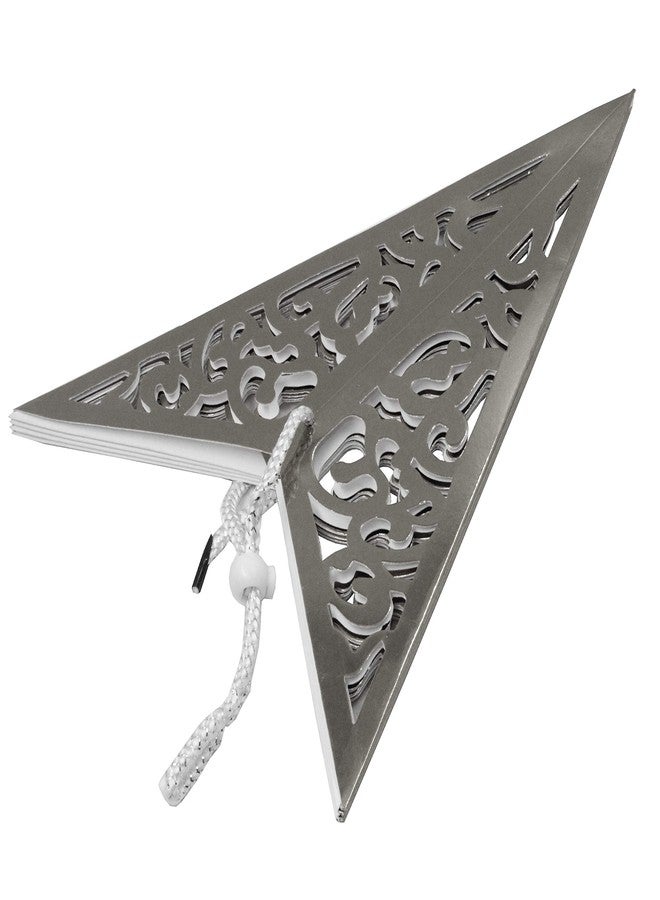 Jades : Star Lantern Foldable 60cm Hollow Out Design (Silver) - Image 4